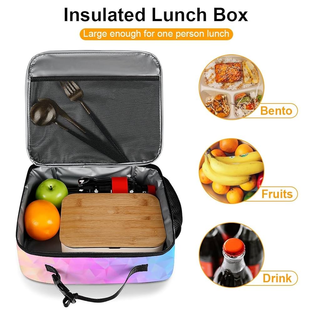 Amazon.com: Muishi Multicolored Shiny Crystal Reusable Lunch